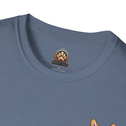 Dapper Corgi Tee - Pocket & Large Back Print