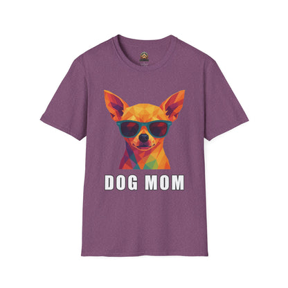 Dog Mom Tee – Polygon Chihuahua Edition - Large Front Print Only