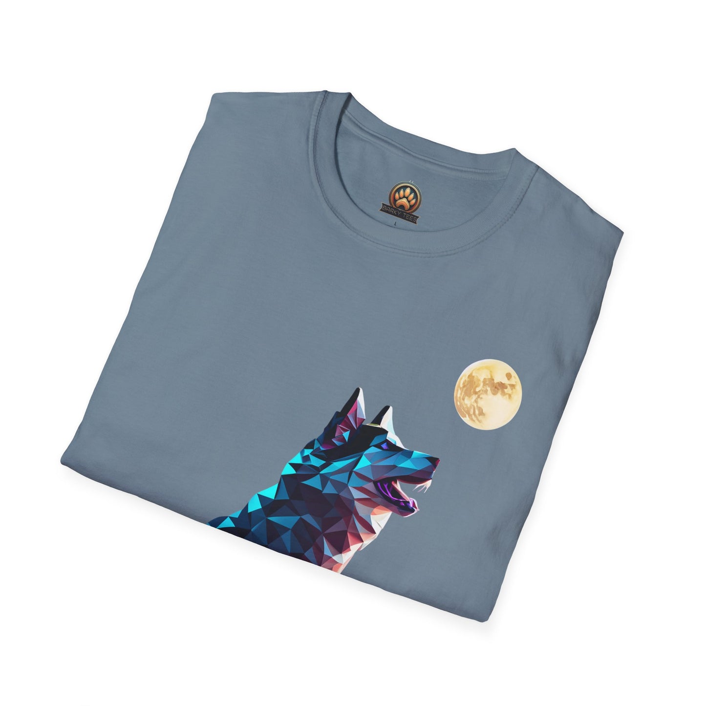 Polygon Alaskan Husky Tee - Large Front Print