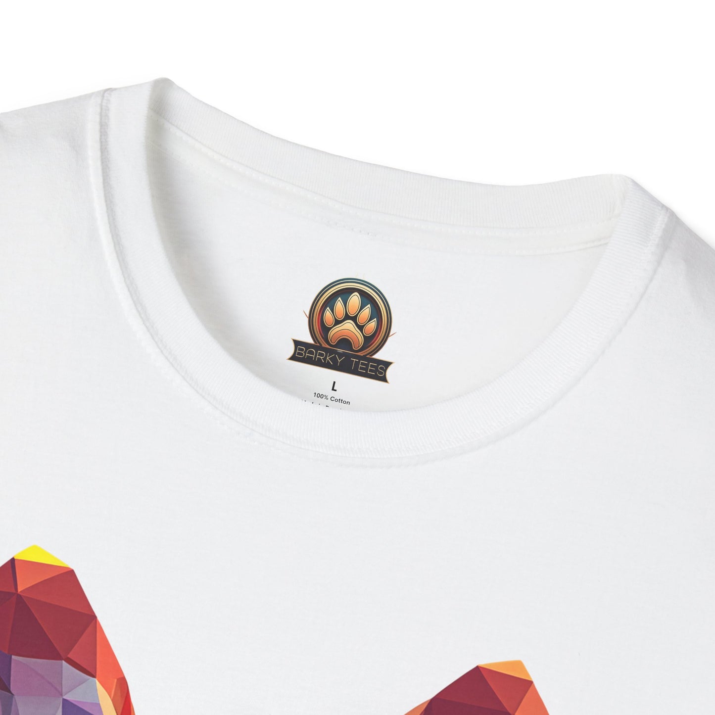 Polygon French Bulldog Tee - Large Front Print