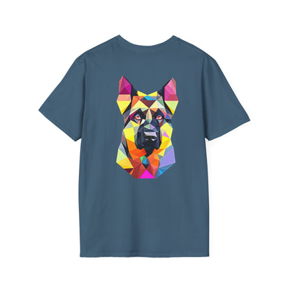 German Shepherd Tee - Pocket & Large Back Print