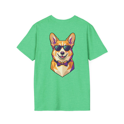 Dapper Corgi Tee - Pocket & Large Back Print