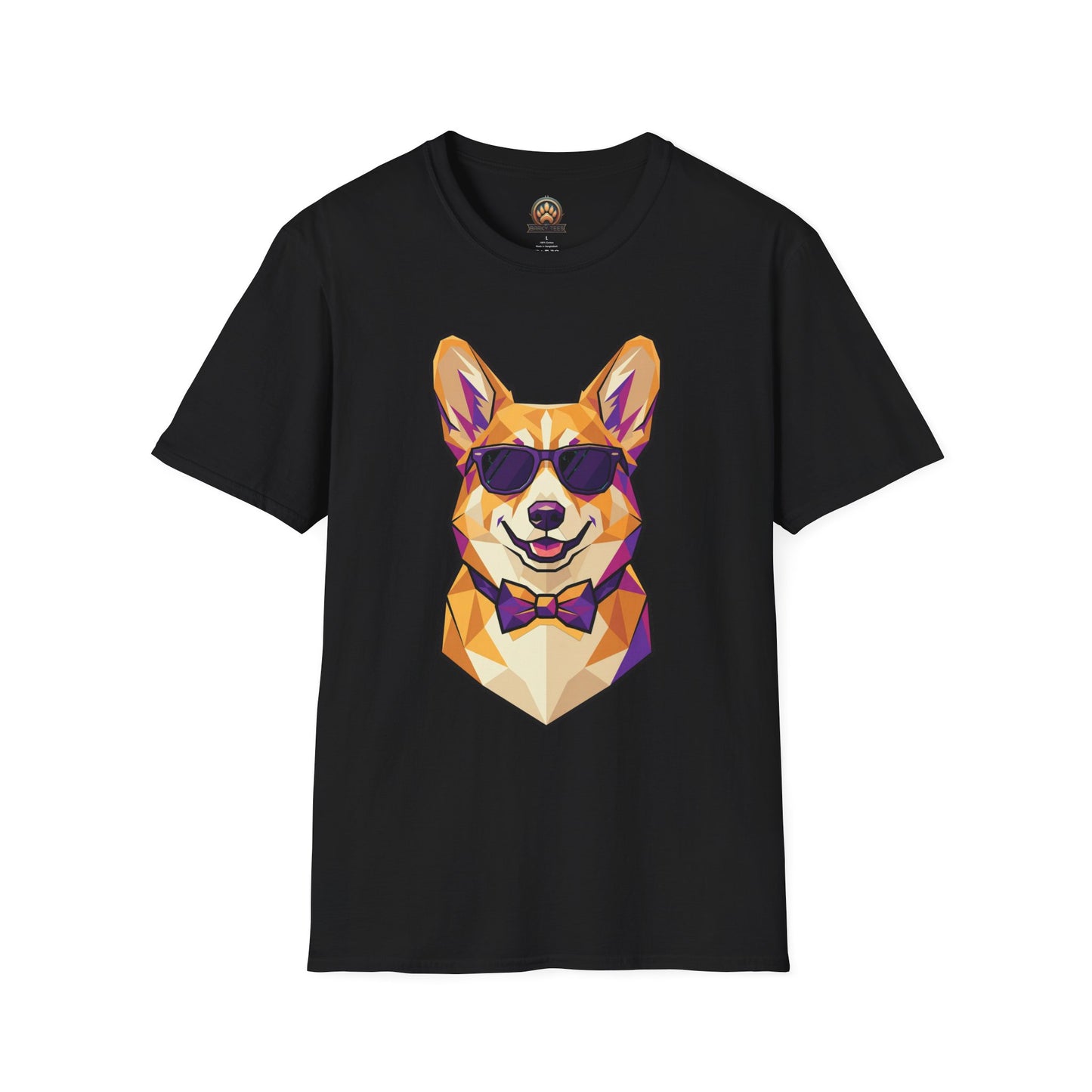 Dapper Corgi Tee - Large Front Print