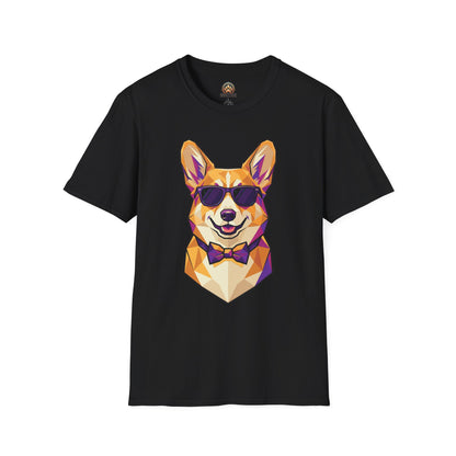 Dapper Corgi Tee - Large Front Print