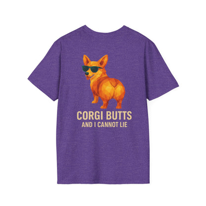 I Like Corgi Butts Tee - Large Front and Back Print