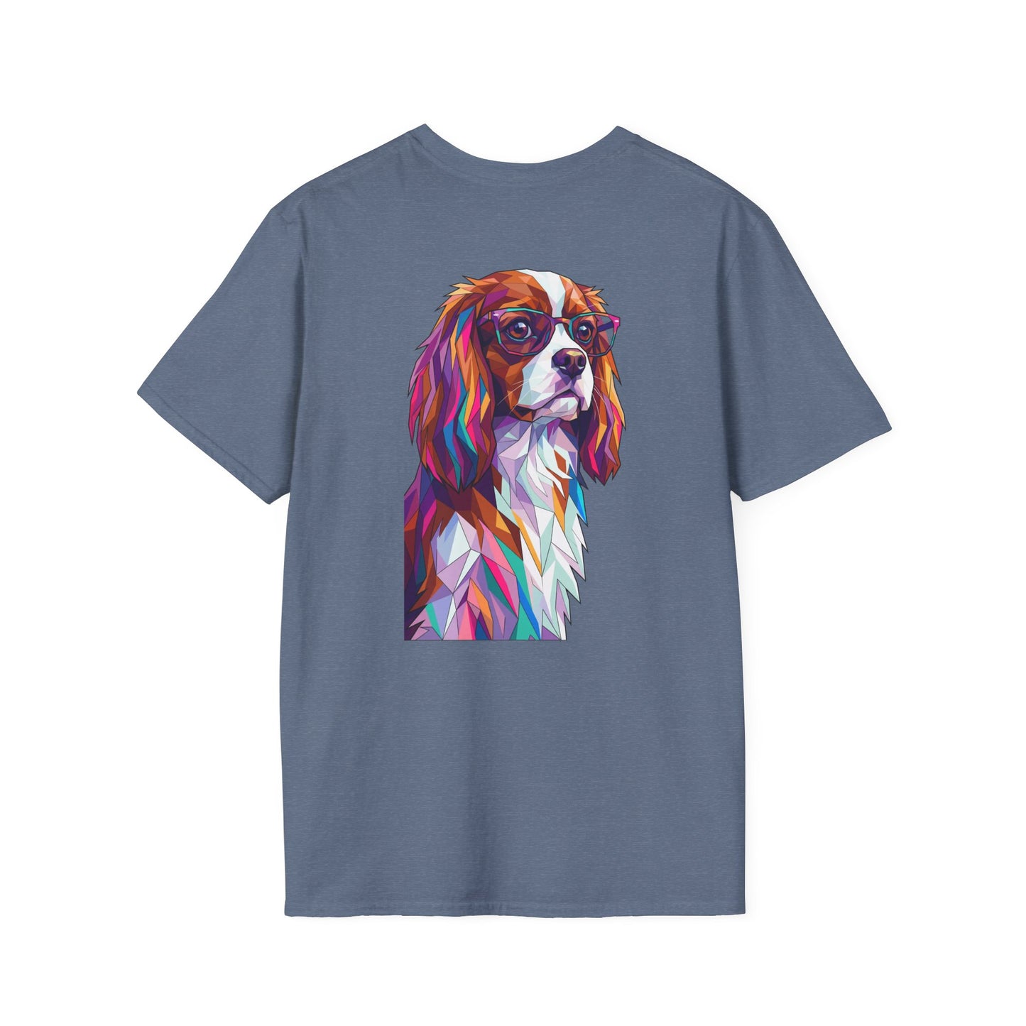 Portrait Cavalier King Charles Tee - Pocket & Large Back Print
