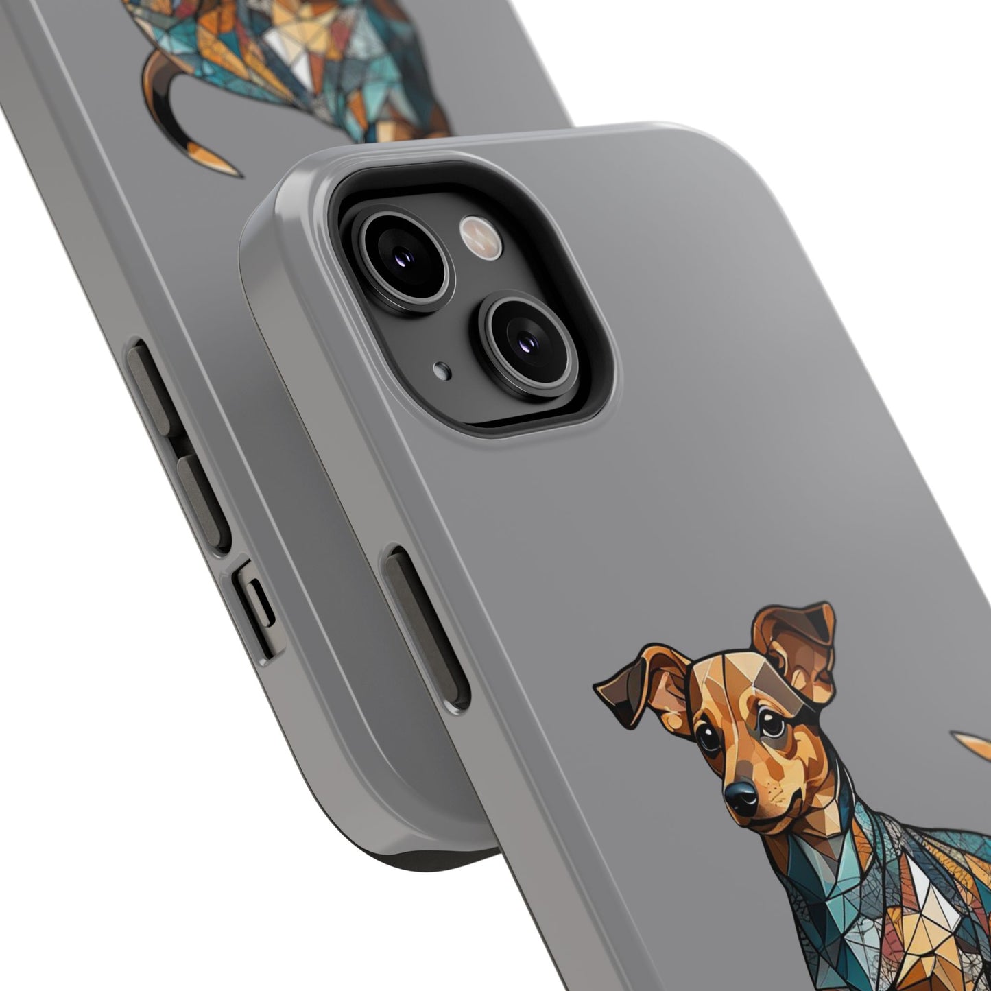 Polygon Style Pop Art Chiweenie Dog iPhone Phone Case