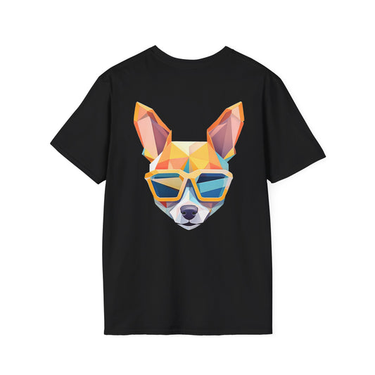Sunny Chihuahua Dog T-Shirt - Pocket & Large Back Print