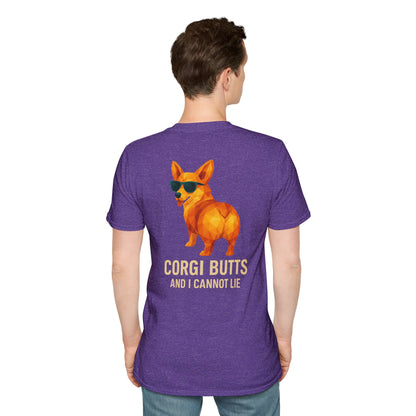 I Like Corgi Butts Tee - Large Front and Back Print