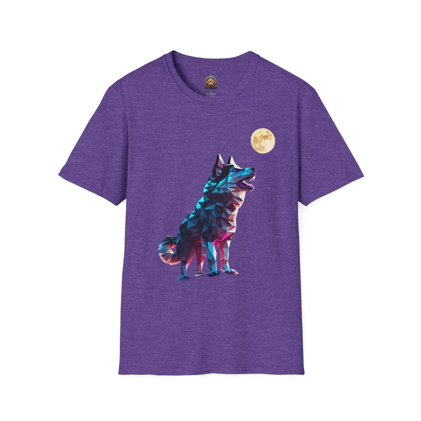Polygon Alaskan Husky Tee - Large Front Print