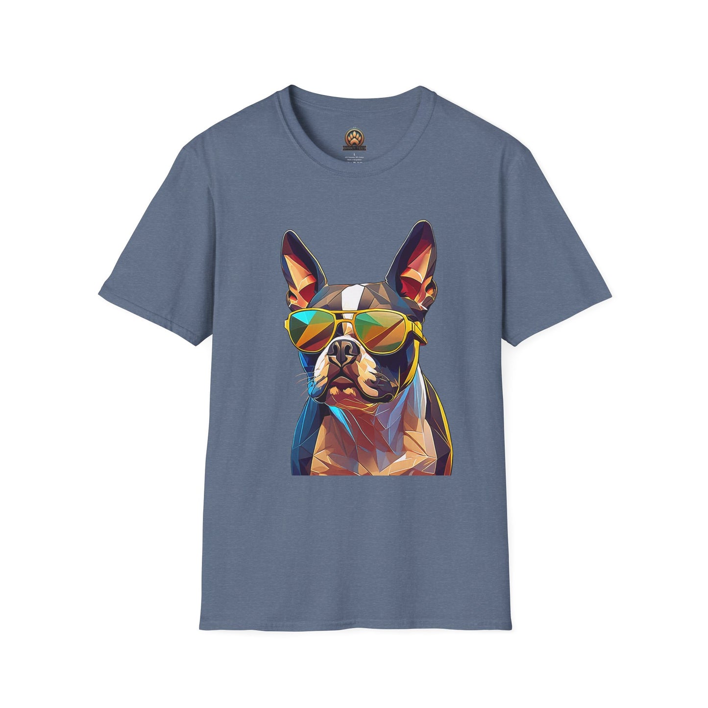 Sunny Boston Terrier Tee - Large Front Print