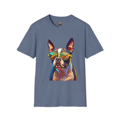 Sunny Boston Terrier Tee - Large Front Print