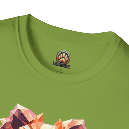 Polygon Pomeranian Tee - Large Front Print