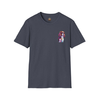 Portrait Cavalier King Charles Tee - Pocket & Large Back Print