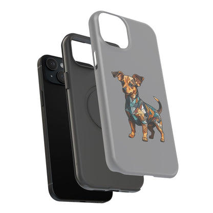 Polygon Style Pop Art Chiweenie Dog iPhone Phone Case