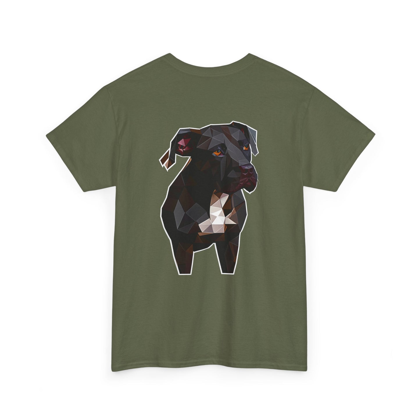 Polygon Pitbull Tee - Pocket & Large Back Print