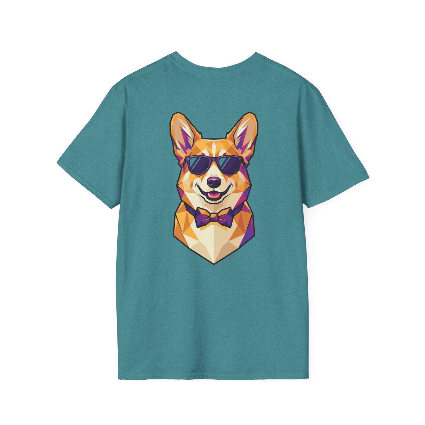 Dapper Corgi Tee - Pocket & Large Back Print