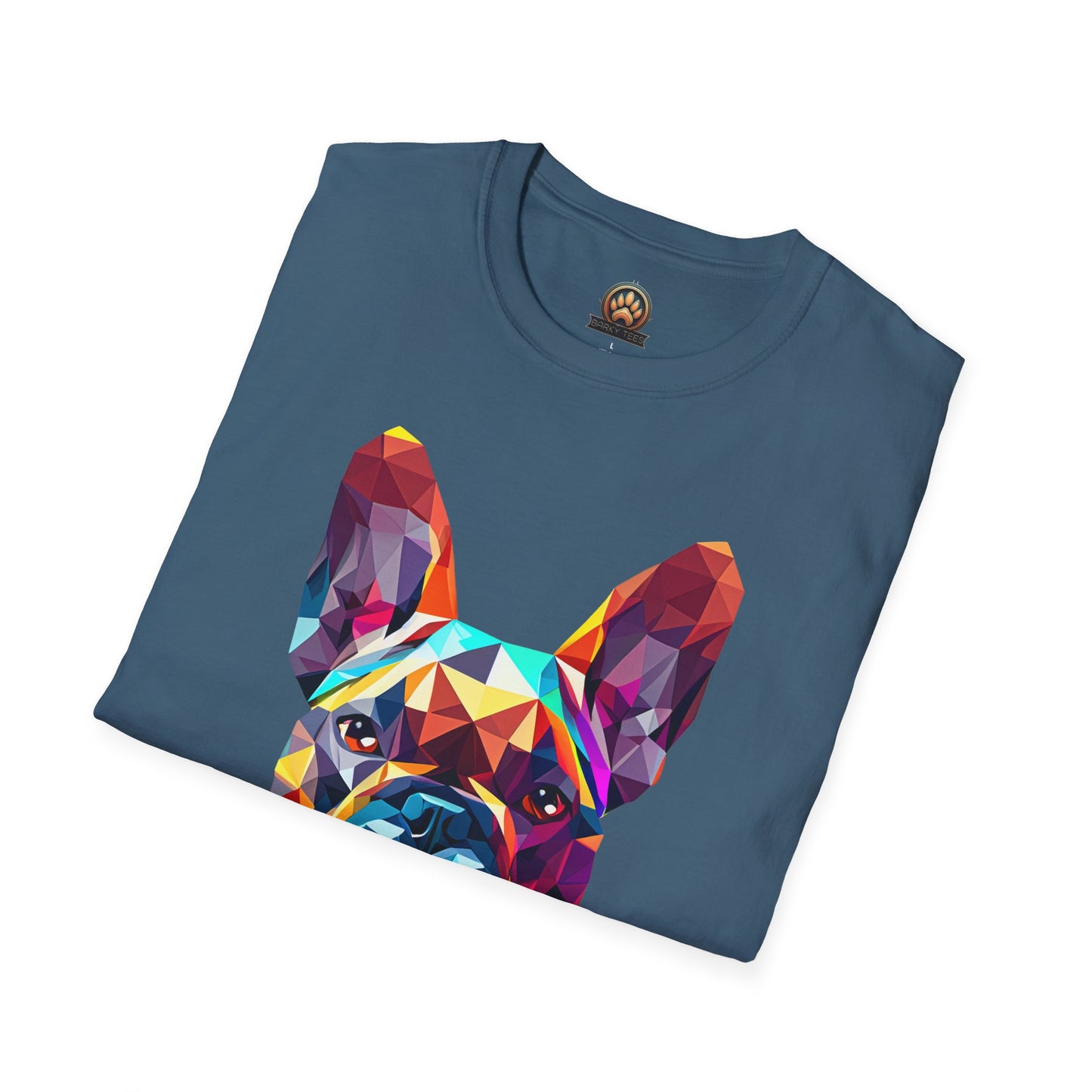 Polygon French Bulldog Tee - Large Front Print