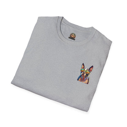 Sunny Boston Terrier Tee - Pocket & Large Back Print