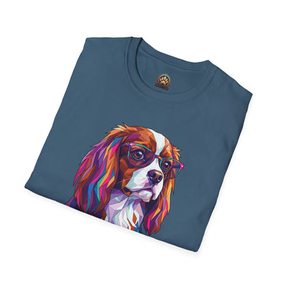 Portrait Cavalier King Charles Tee - Large Front Print