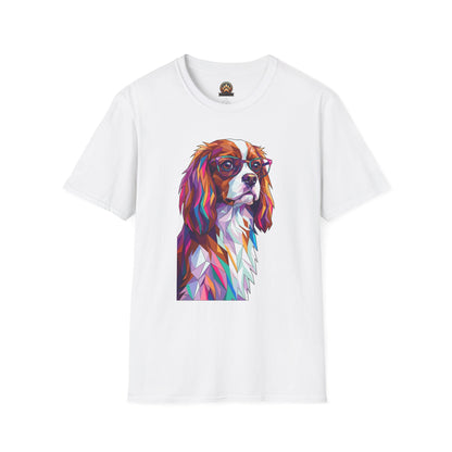 Portrait Cavalier King Charles Tee - Large Front Print