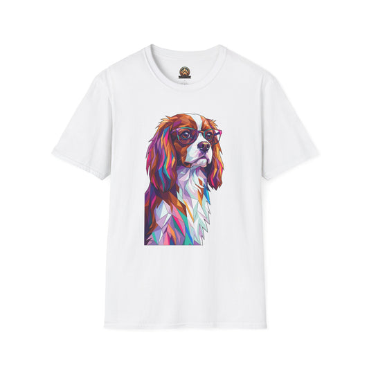 Portrait Cavalier King Charles Tee - Large Front Print