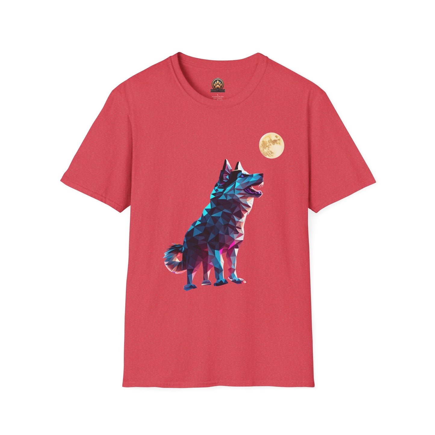 Polygon Alaskan Husky Tee - Large Front Print