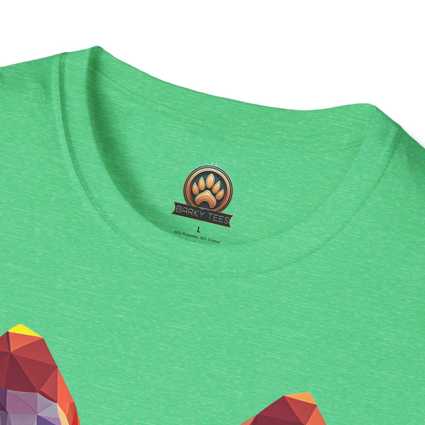 Polygon French Bulldog Tee - Large Front Print