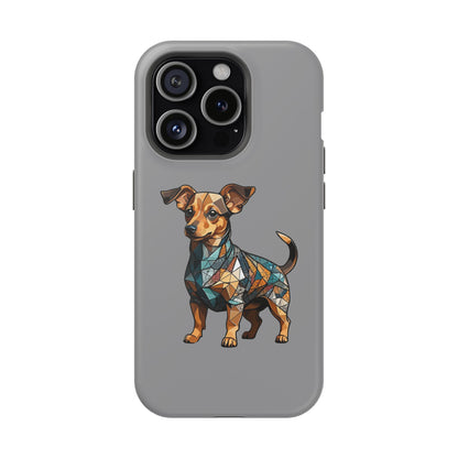 Polygon Style Pop Art Chiweenie Dog iPhone Phone Case