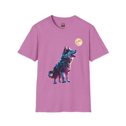 Polygon Alaskan Husky Tee - Large Front Print