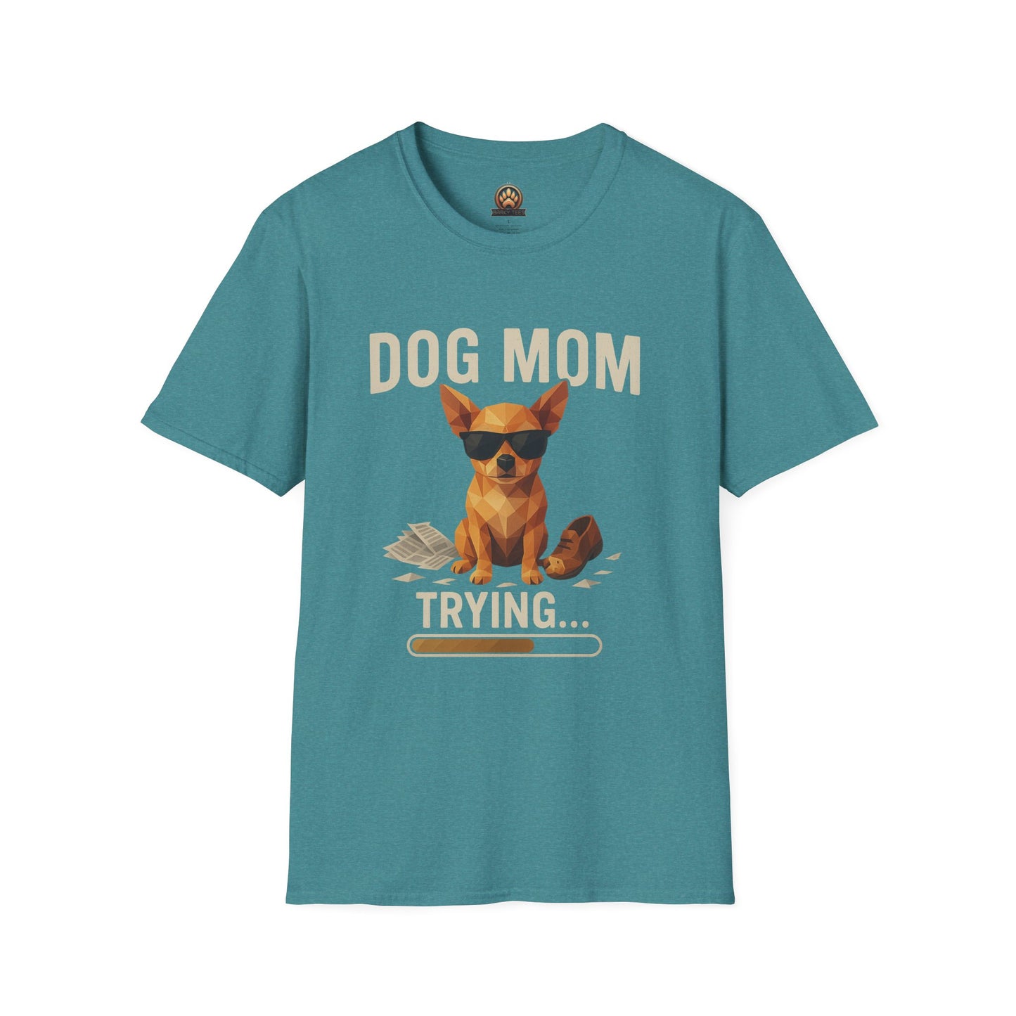 Dog Mom... Trying - Large Front Print Only