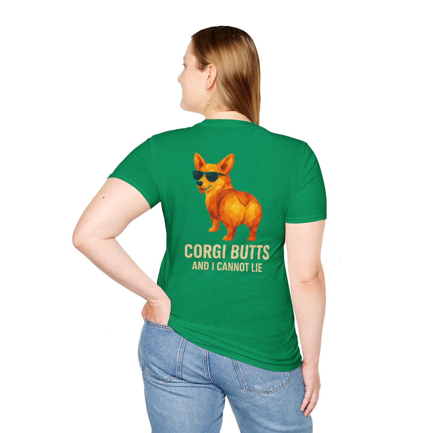 I Like Corgi Butts Tee - Large Front and Back Print