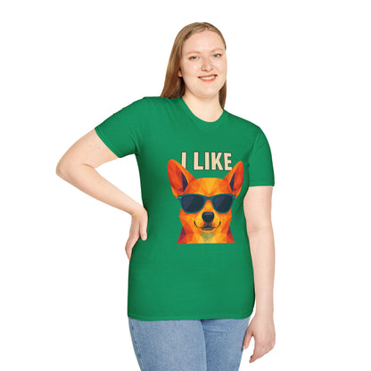 I Like Corgi Butts Tee - Large Front and Back Print