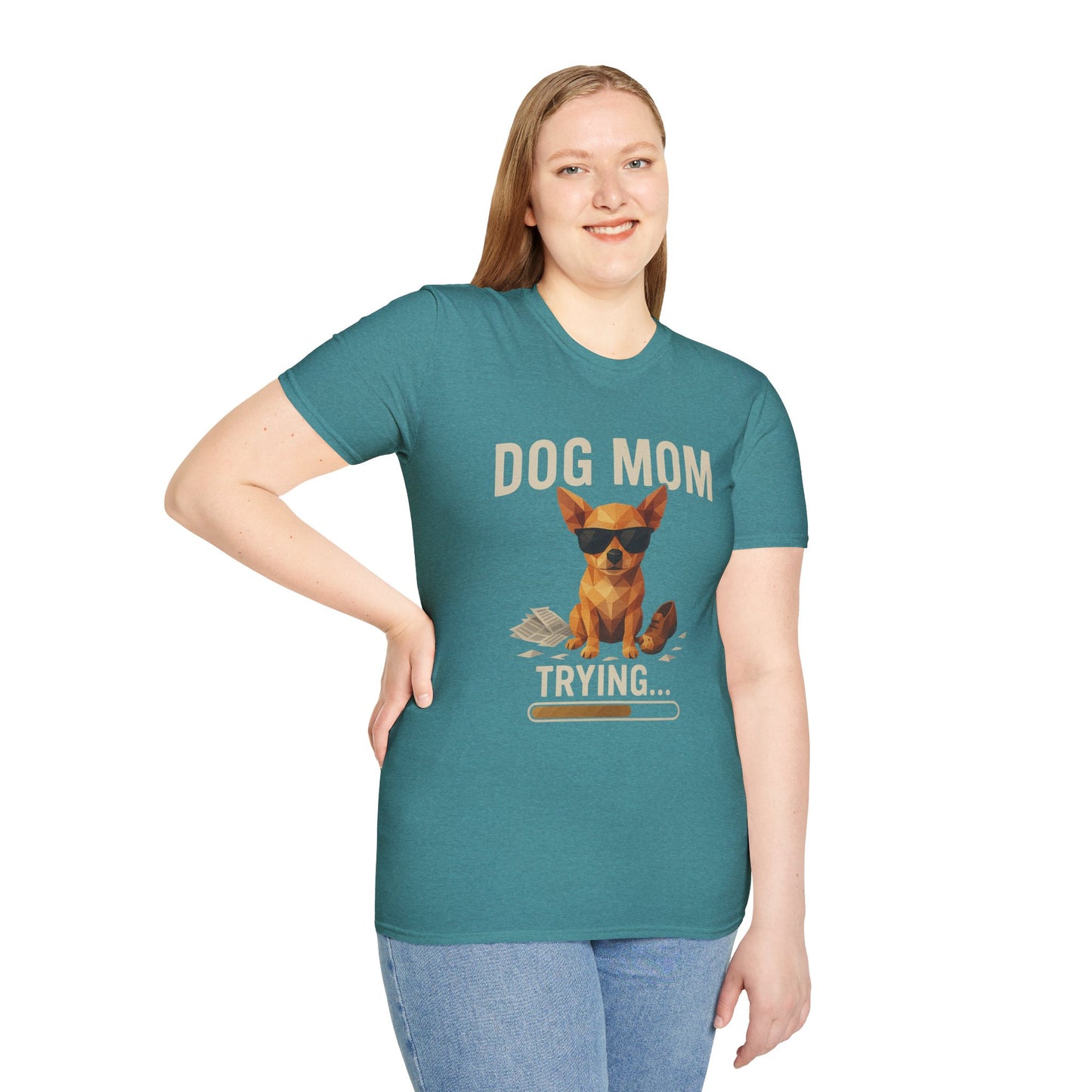 Dog Mom... Trying - Large Front Print Only