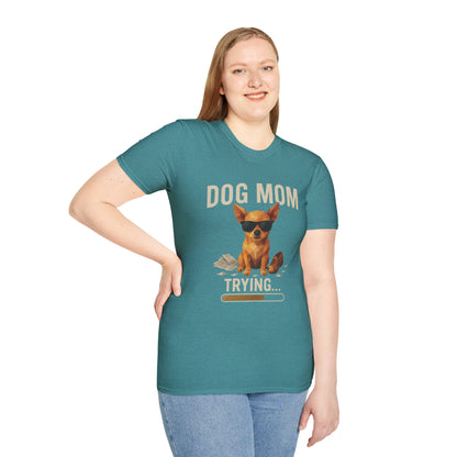 Dog Mom... Trying - Large Front Print Only
