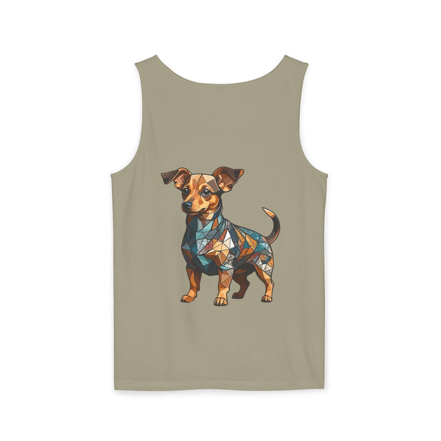 Polygon Chiweenie Tank Top - Pocket & Large Back Print