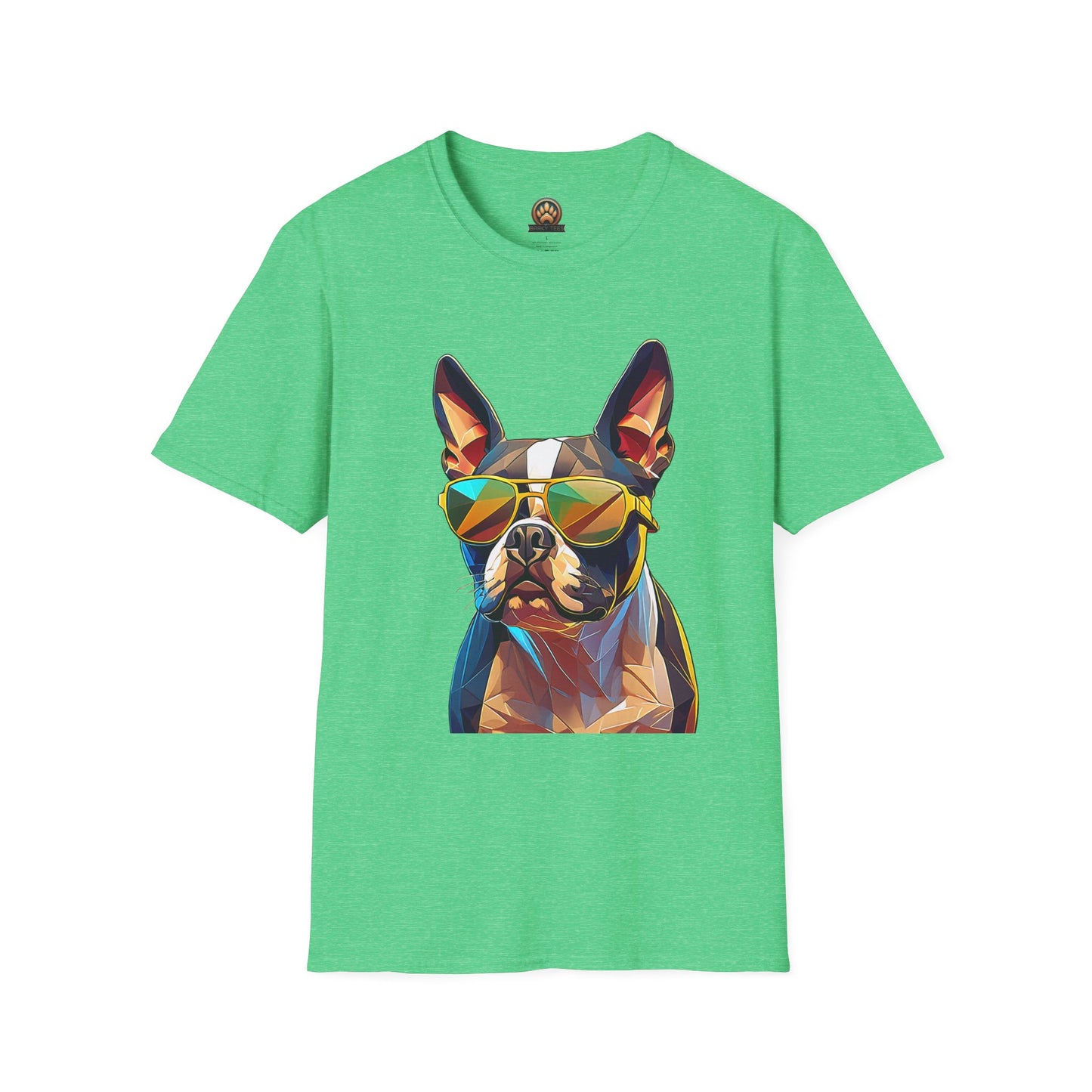 Sunny Boston Terrier Tee - Large Front Print