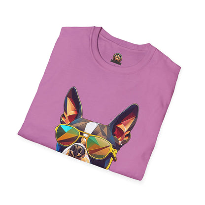 Sunny Boston Terrier Tee - Large Front Print