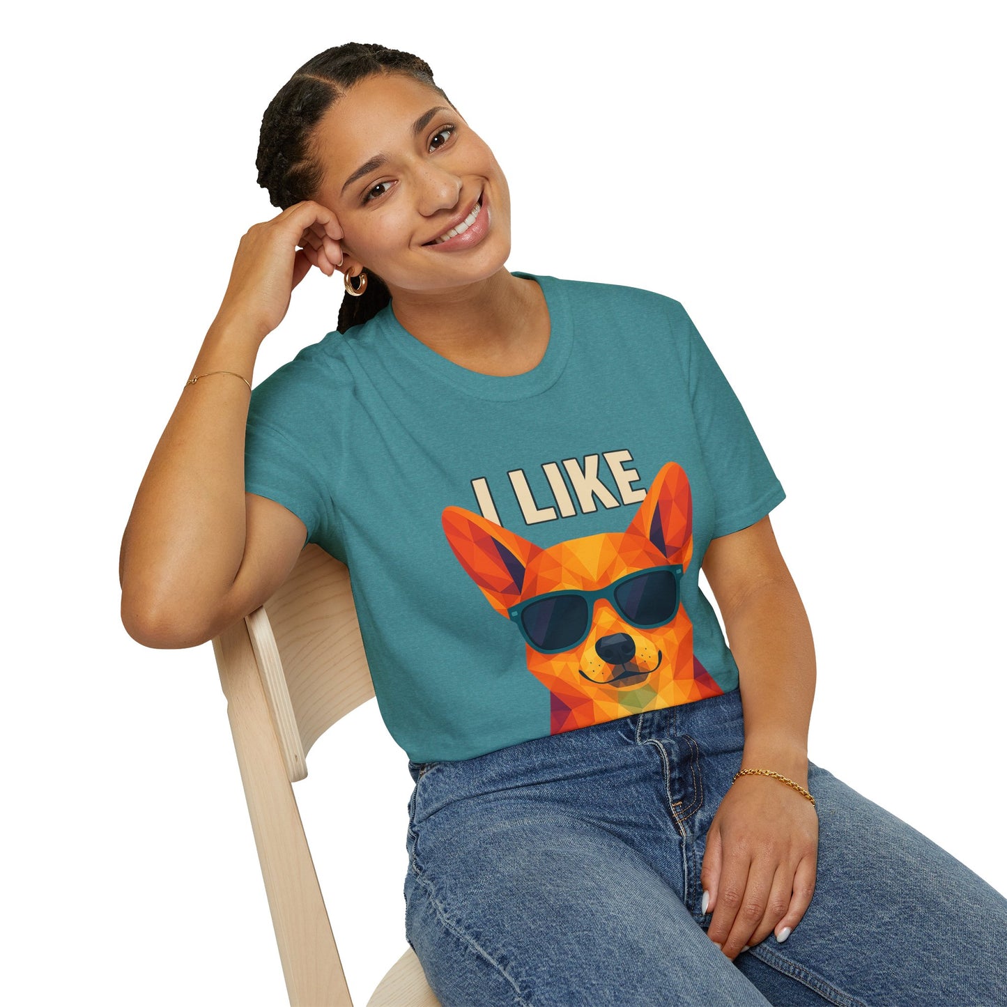 I Like Corgi Butts Tee - Large Front and Back Print