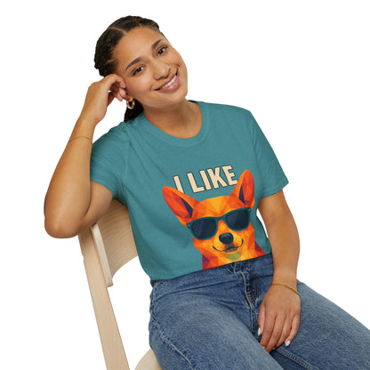 I Like Corgi Butts Tee - Large Front and Back Print