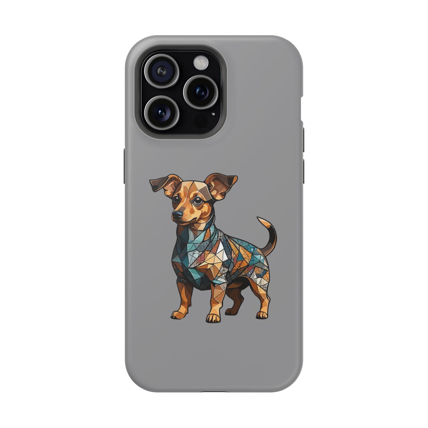 Polygon Style Pop Art Chiweenie Dog iPhone Phone Case