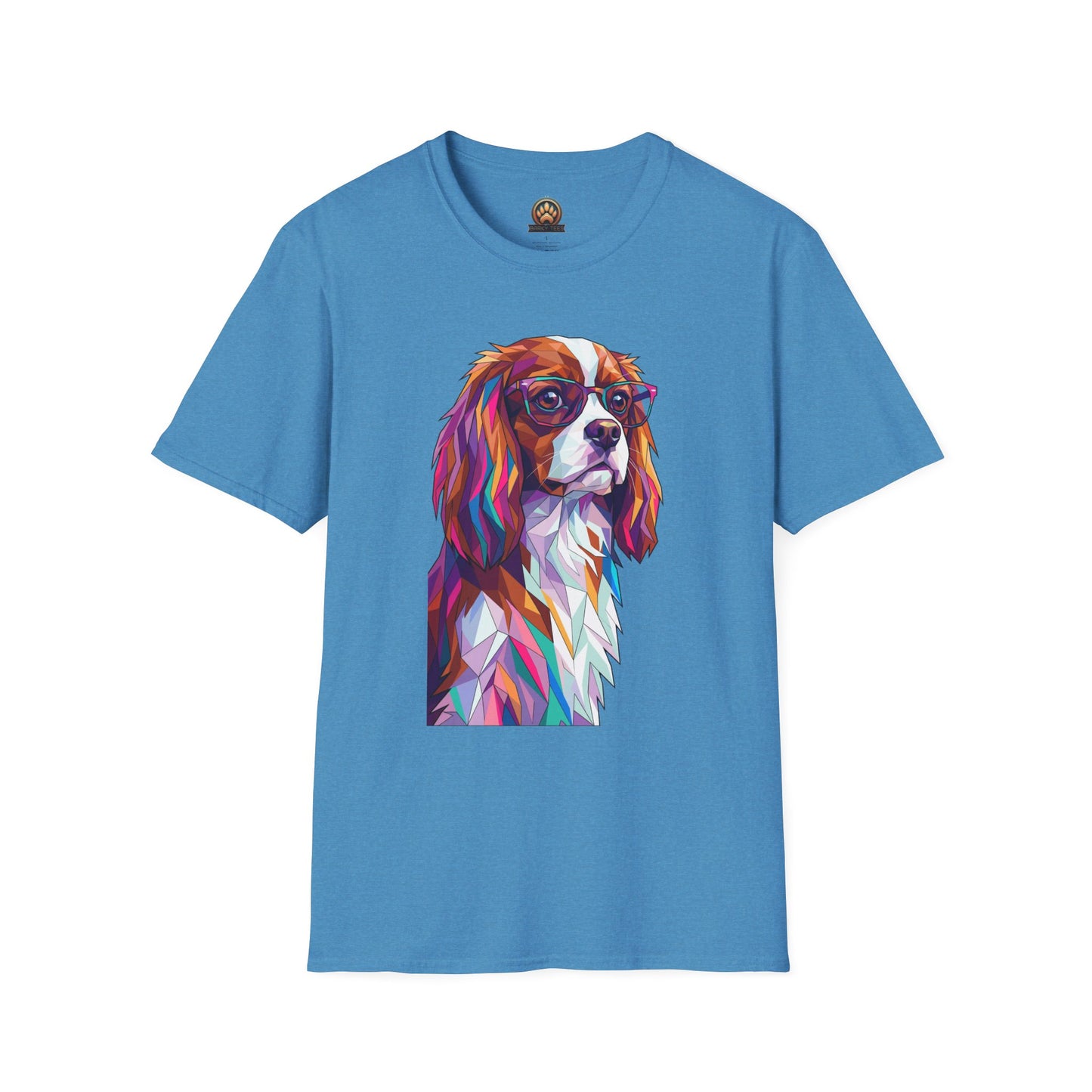 Portrait Cavalier King Charles Tee - Large Front Print