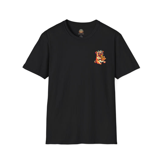 Pizza Pug Tee - Pocket & Large Back Print