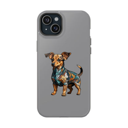 Polygon Style Pop Art Chiweenie Dog iPhone Phone Case