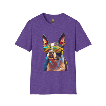 Sunny Boston Terrier Tee - Large Front Print