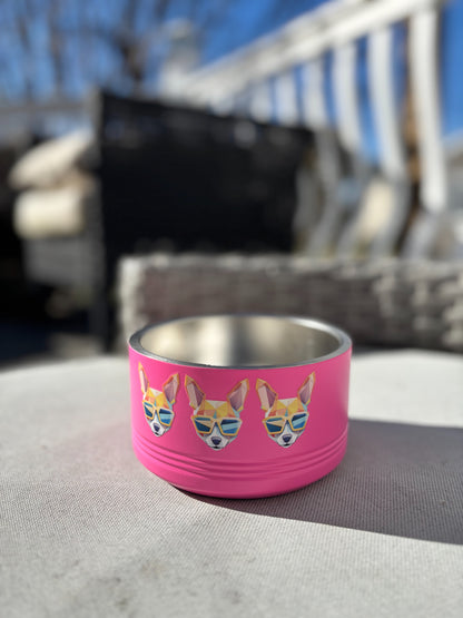 Shady Chihuahua Dog Bowl