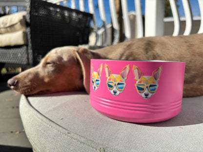 Shady Chihuahua Dog Bowl