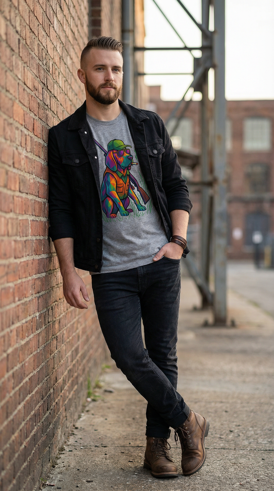 The Smoking Gun Hound - Large Front Print Only