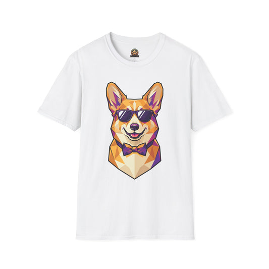 Dapper Corgi Tee - Large Front Print