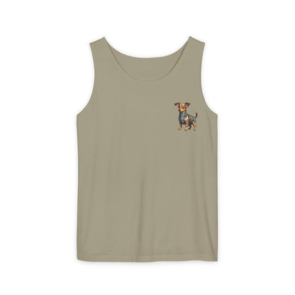 Polygon Chiweenie Tank Top - Pocket & Large Back Print